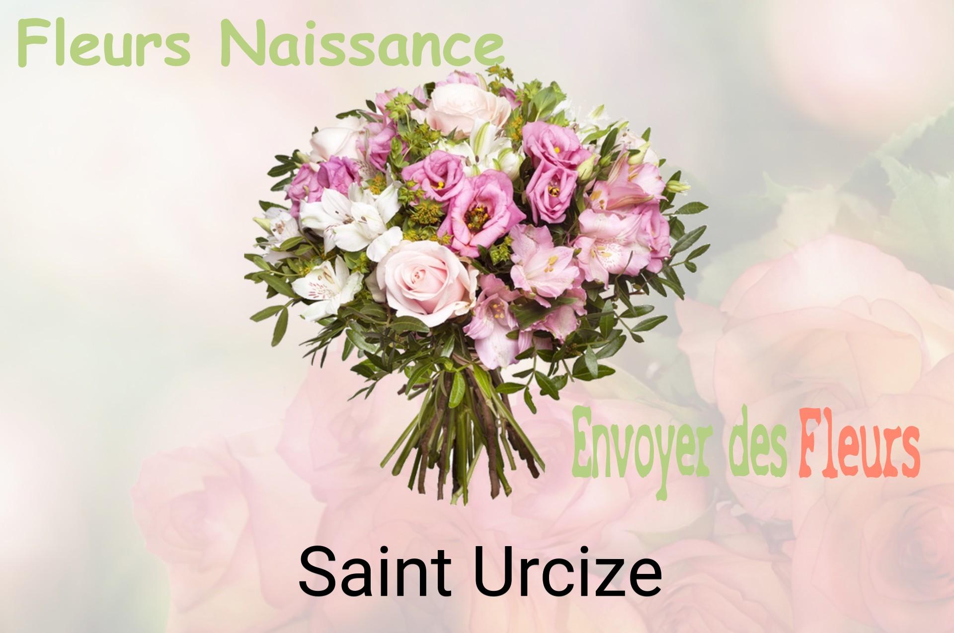 Bouquet de fleurs de naissance livré à Saint-Urcize
